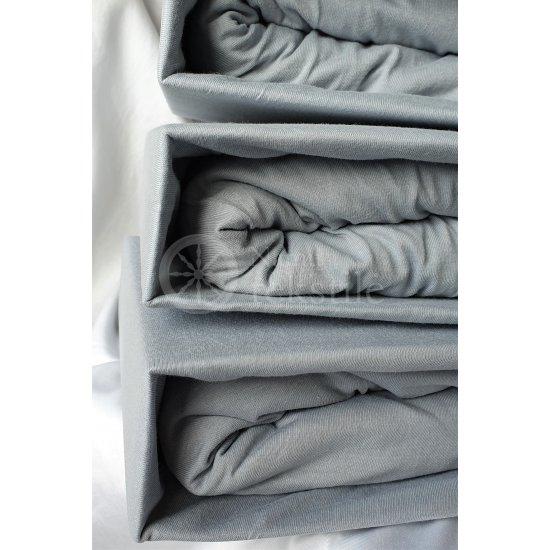 Jersey fitted sheet (grey)
